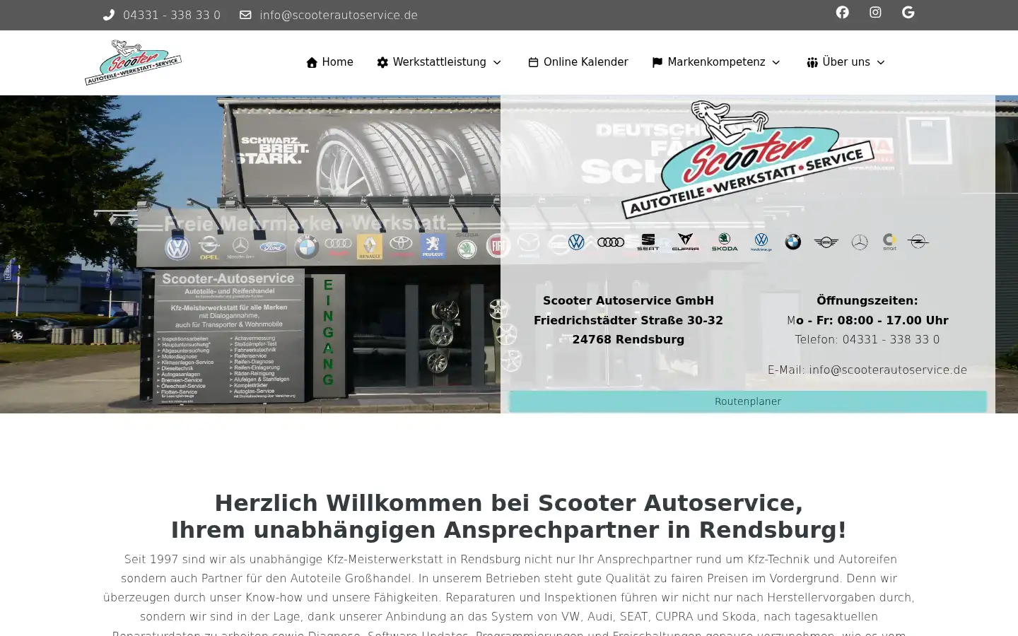 Screenshot of scooterautoservice.de