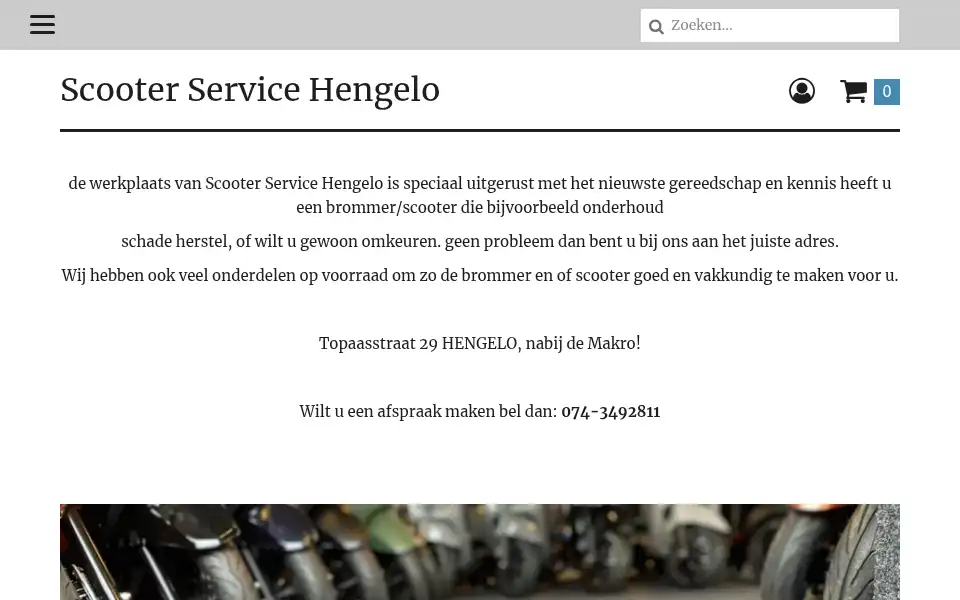 Screenshot of scooterservicehengelo.nl