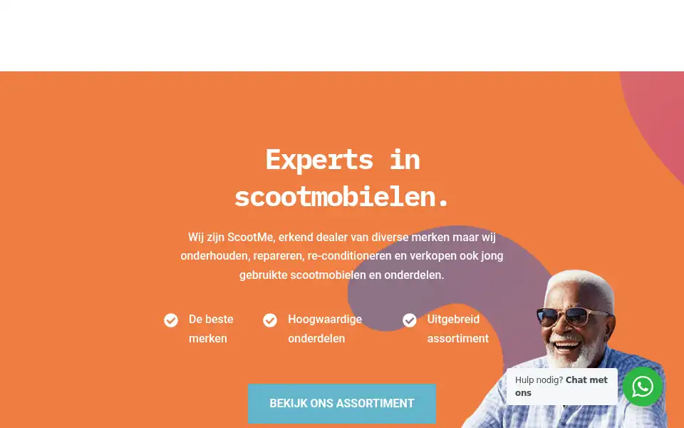 Screenshot of scootme.nl