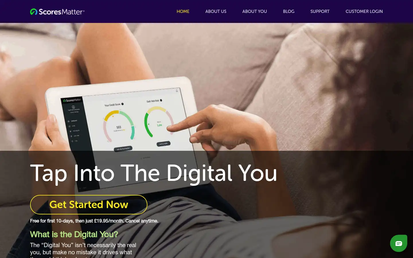 Screenshot of scoresmatter.co.uk
