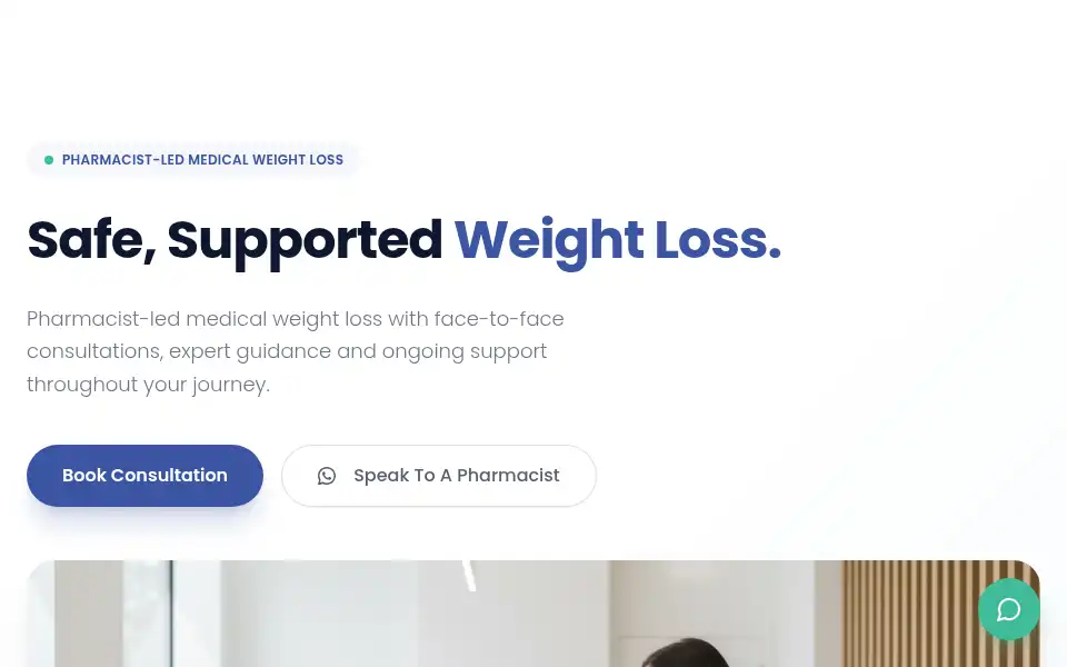 Screenshot of scotlandsweightclinic.com