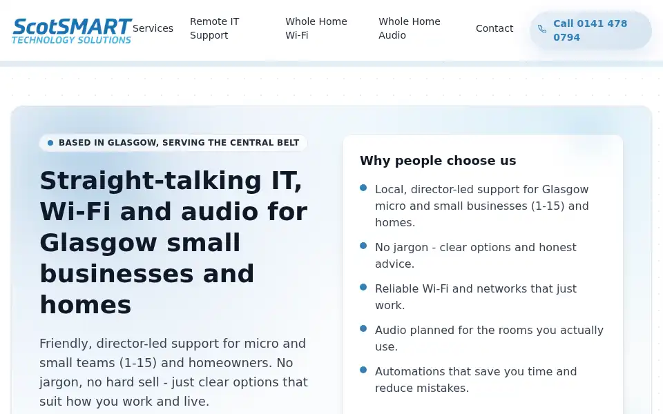 Screenshot of scotsmart.co.uk
