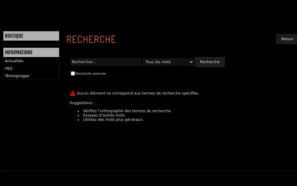 Screenshot of scott-gear.fr