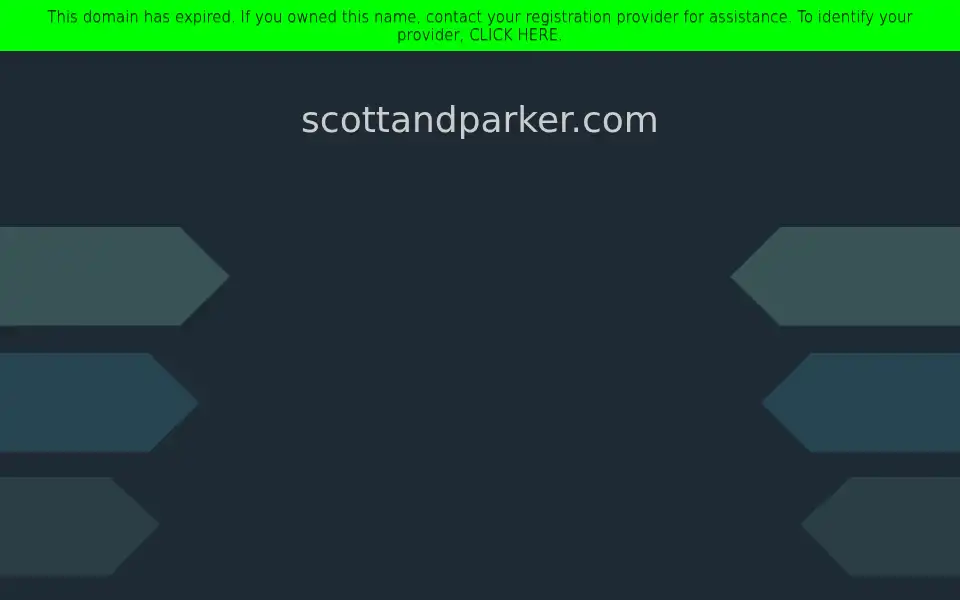 Screenshot of scottandparker.com