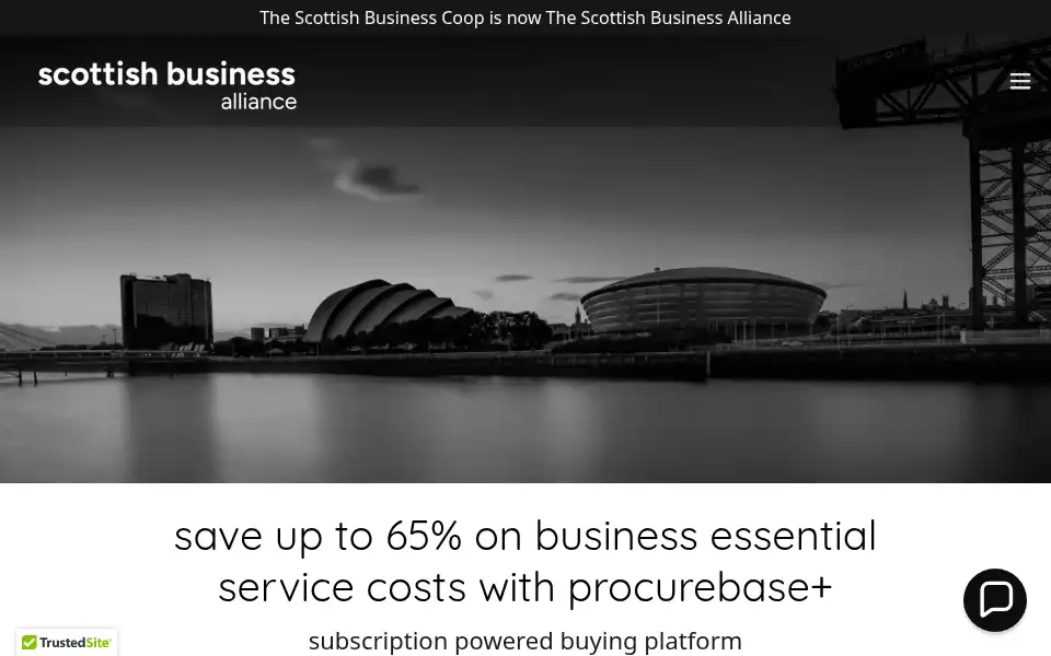 Screenshot of scottishbusinesscoop.org