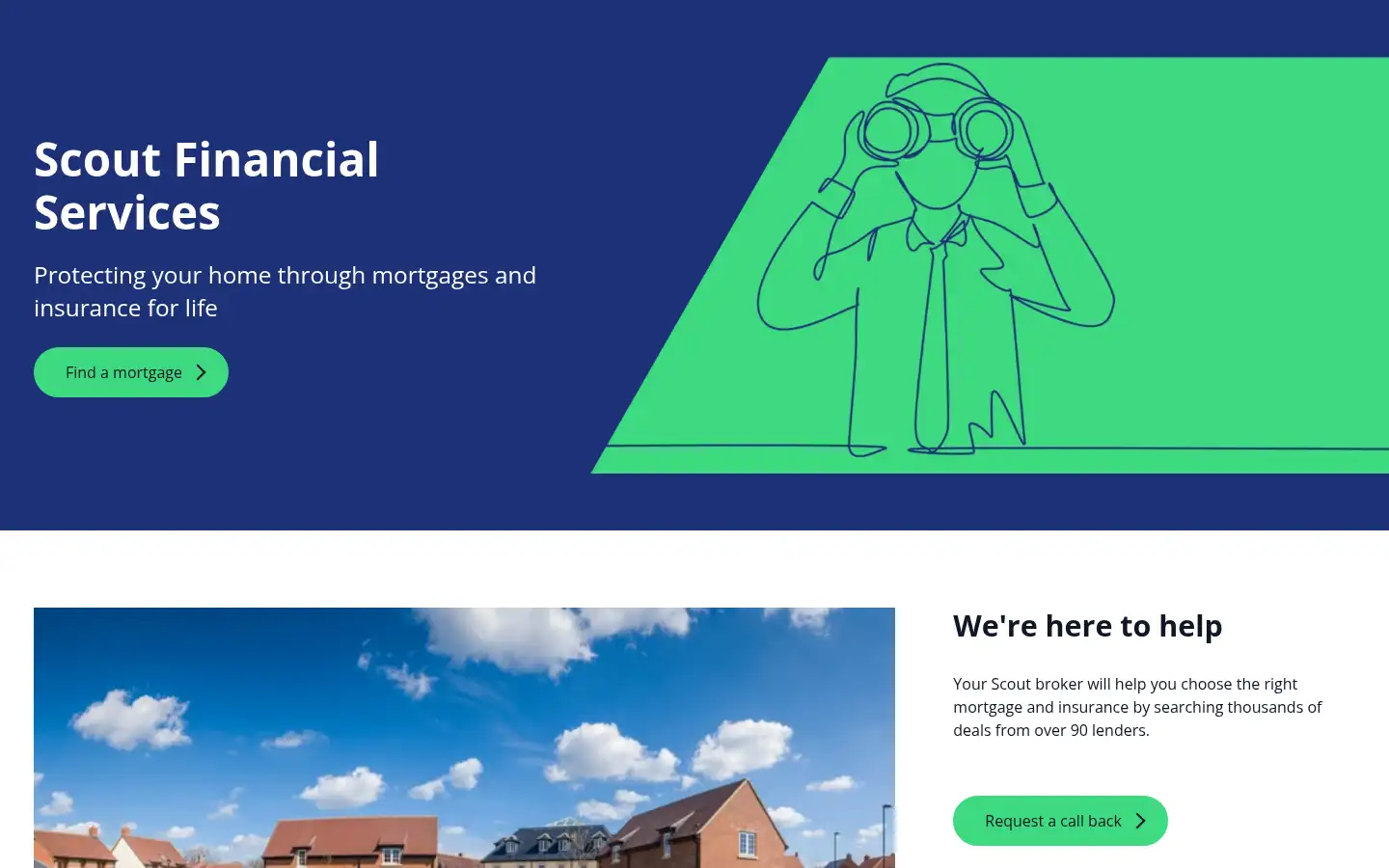 Screenshot of scoutfinancialservices.co.uk