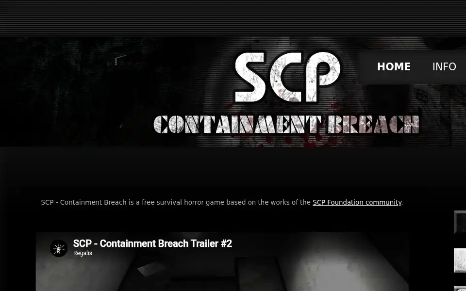 Screenshot of scpcbgame.com