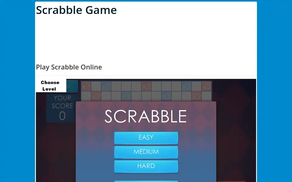 Screenshot of scrabble.joomla.com