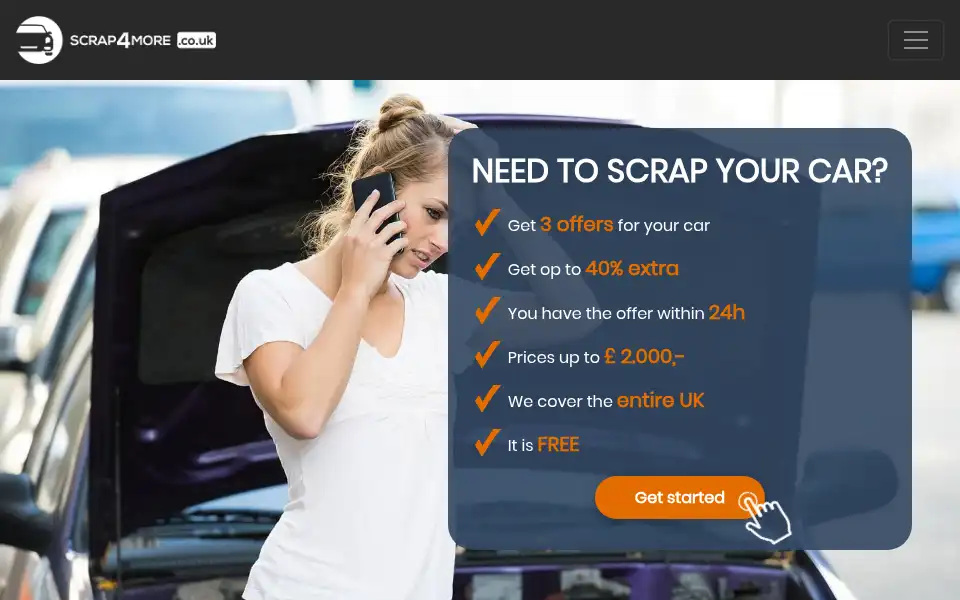 Screenshot of scrap4more.co.uk