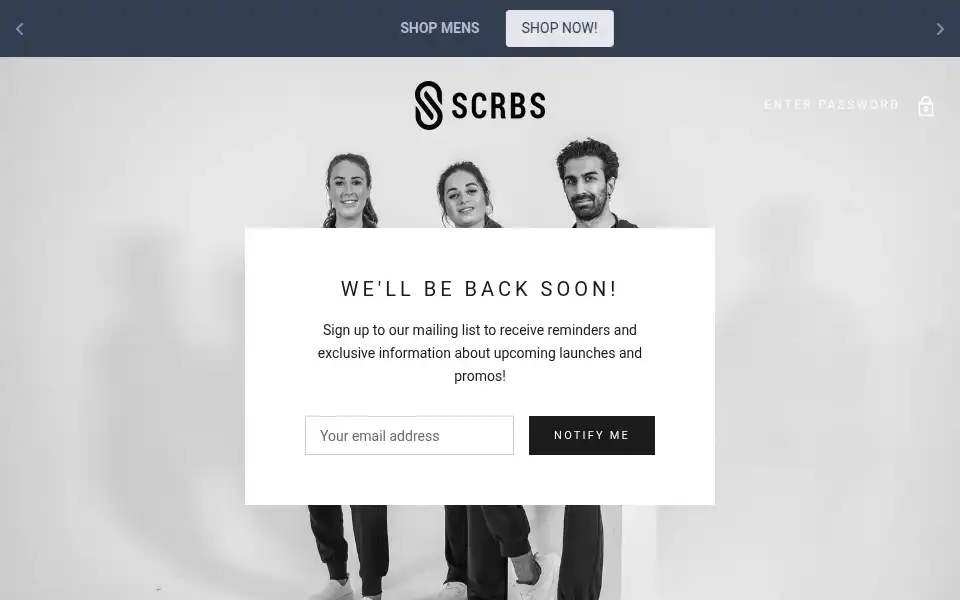 Screenshot of scrbs.co.uk