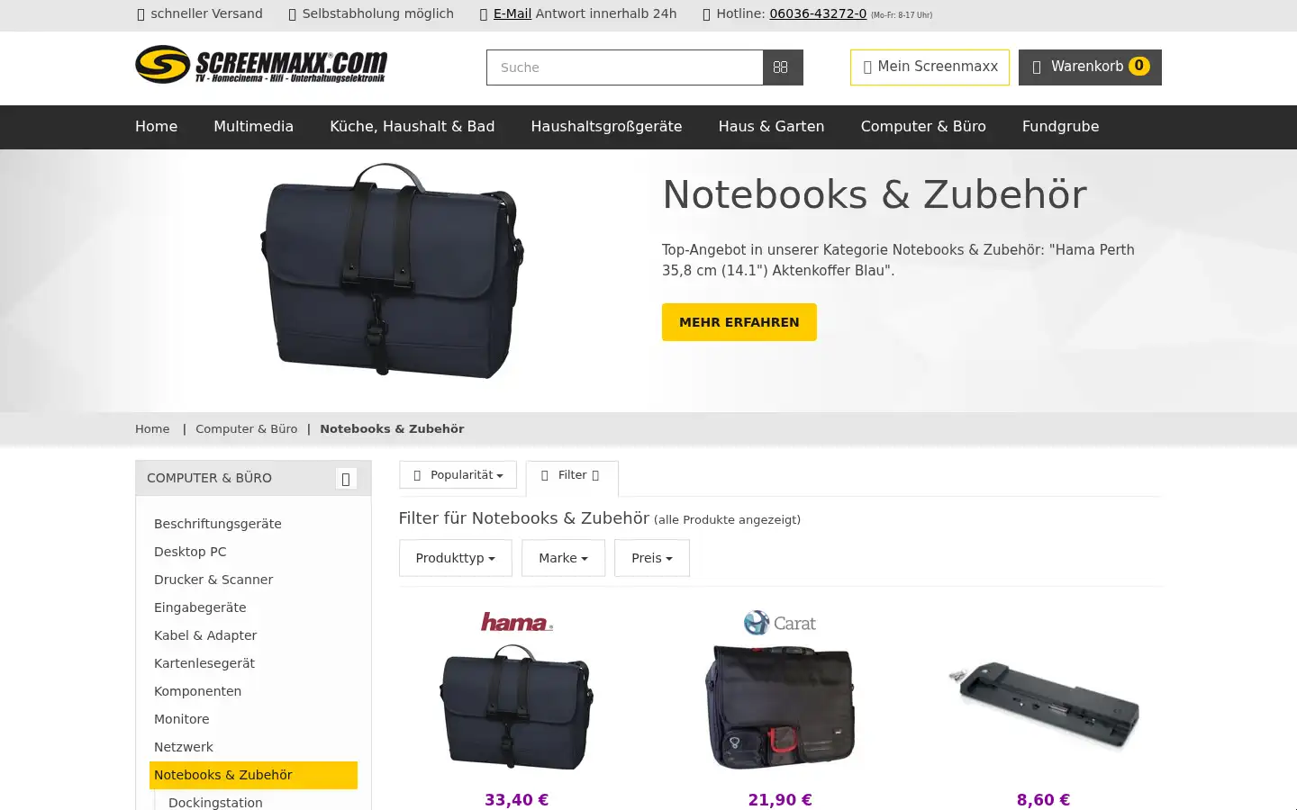 Screenshot of screenmaxx.com
