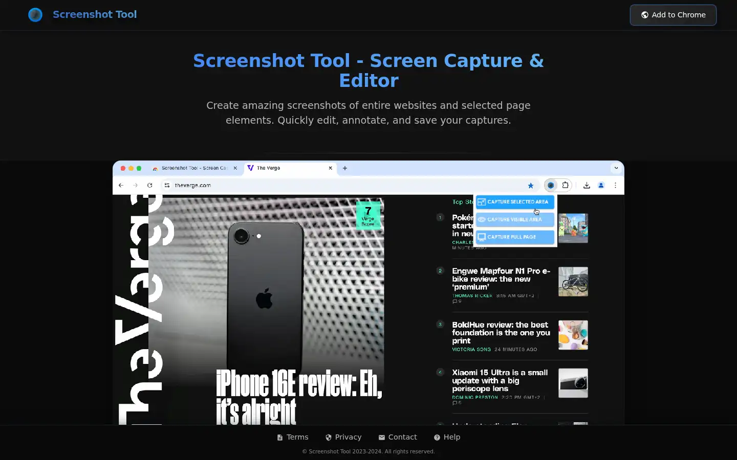 Screenshot of screenshot-tool.app