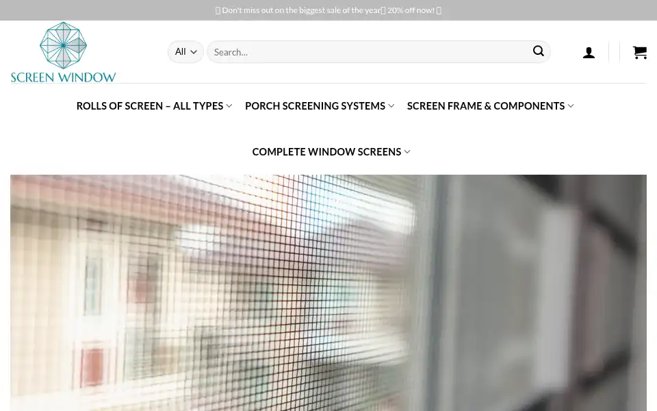 Screenshot of screenwindowshop.com