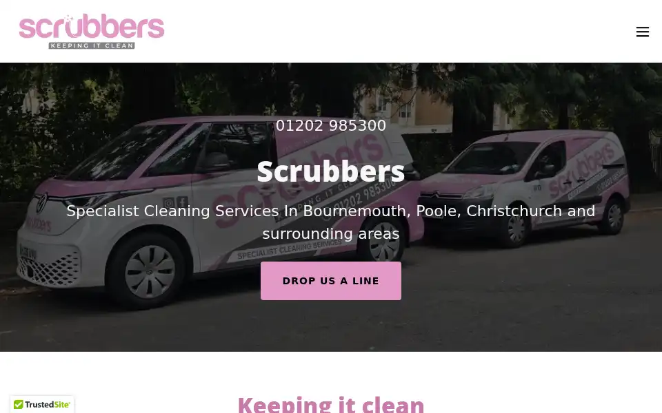 Screenshot of scrubbers.cleaning