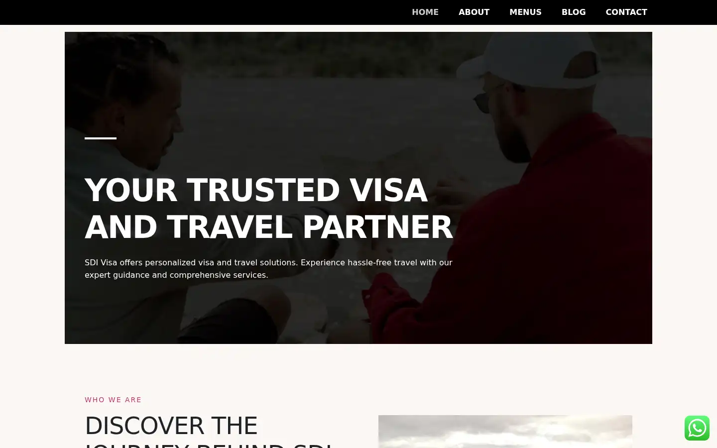Screenshot of sdivisa.com