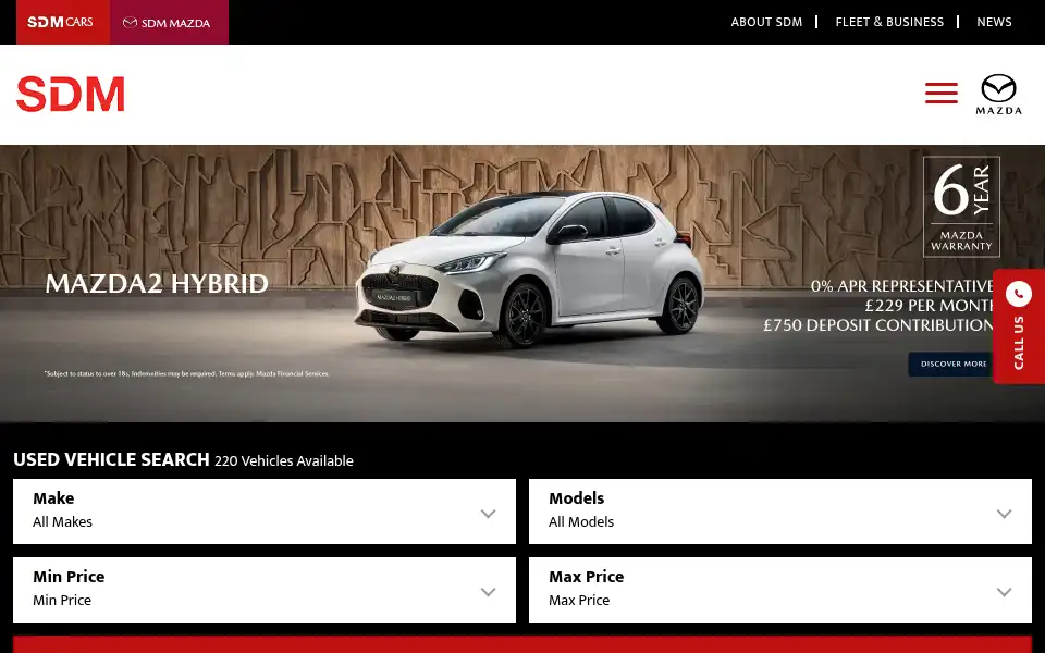 Screenshot of sdm-group.co.uk