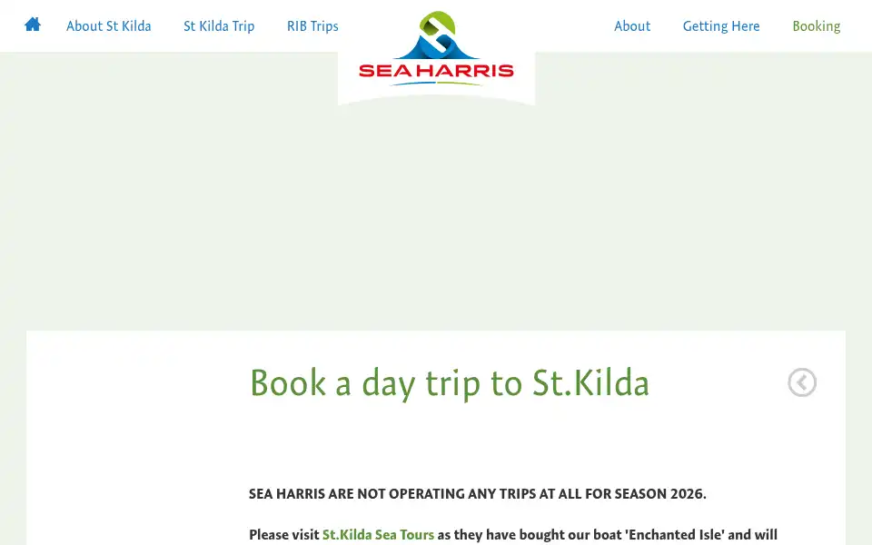 Screenshot of seaharris.com