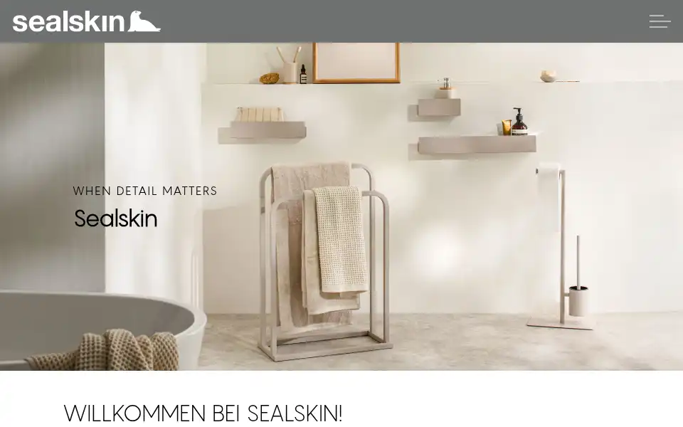 Screenshot of sealskin.com