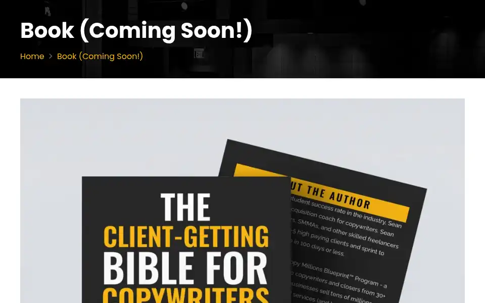 Screenshot of seanferres.com
