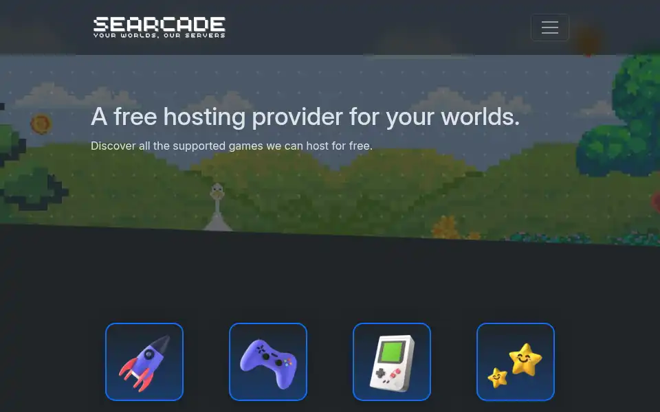 Screenshot of searcade.com