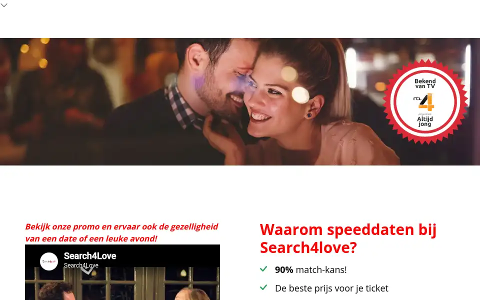 Screenshot of search4love.nl