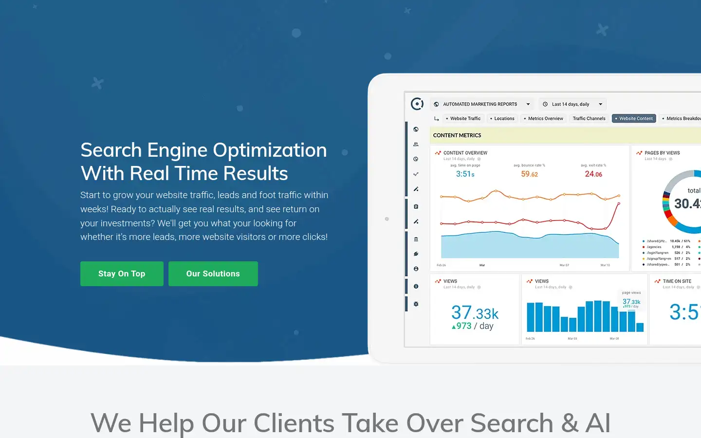 Screenshot of searchenginecanada.ca