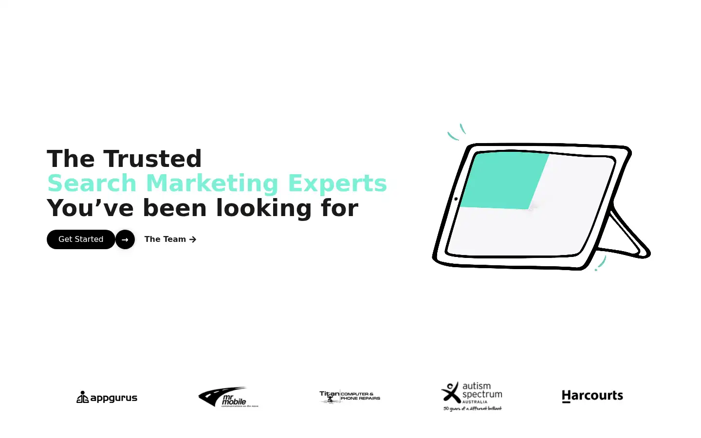 Screenshot of searchmarketingexperts.com.au