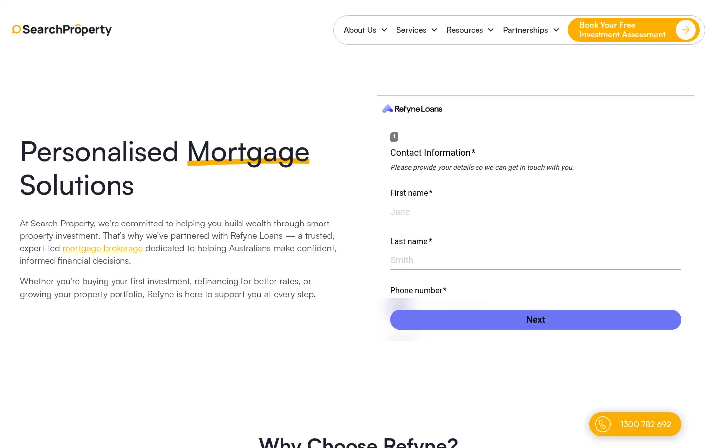 Screenshot of searchpropertyau.com.au