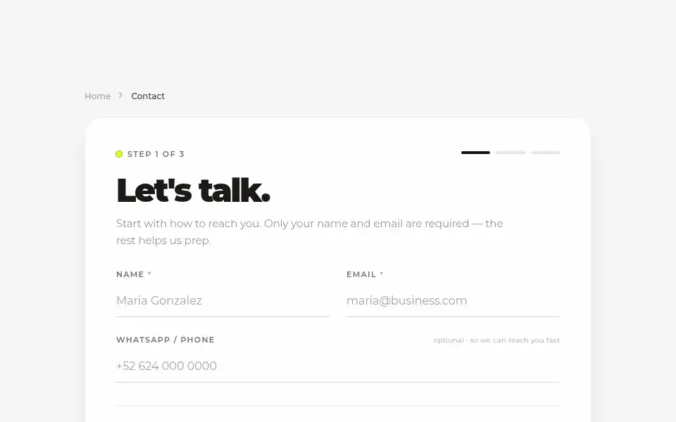 Screenshot of searchwebservices.tech