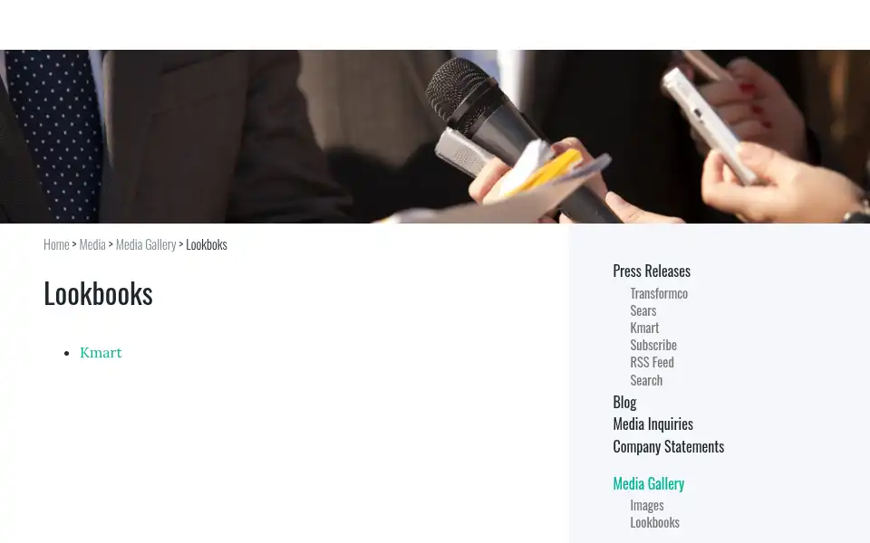 Screenshot of searsholdings.com