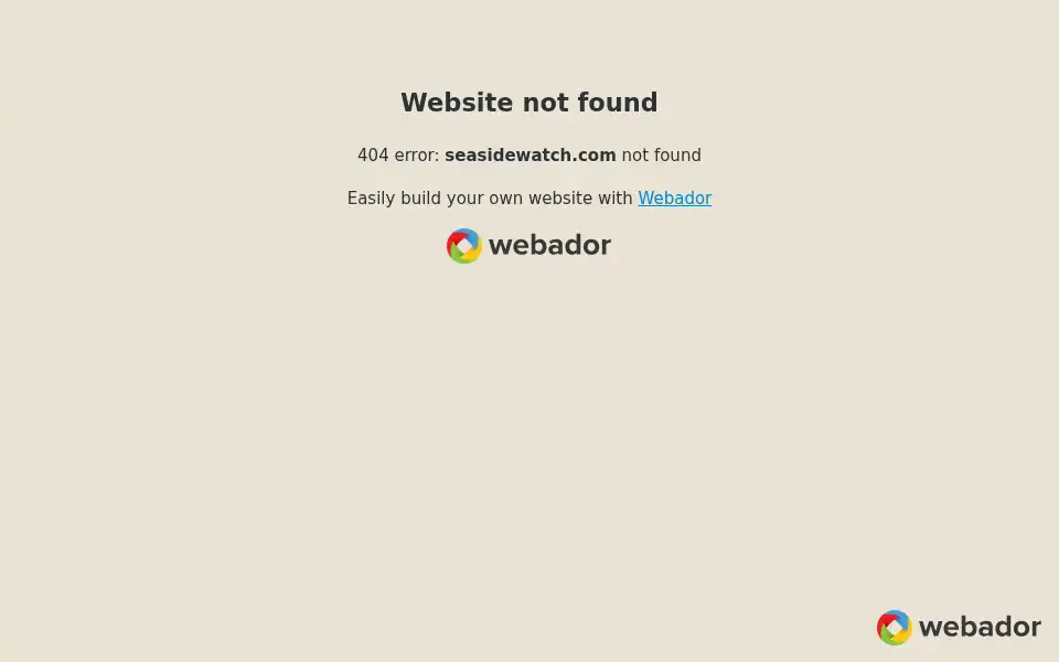 Screenshot of seasidewatch.com