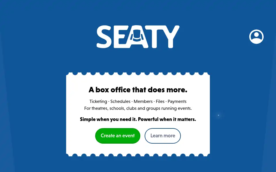 Screenshot of seaty.co.uk