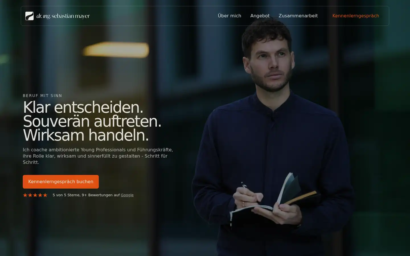 Screenshot of sebastianmayer.coach