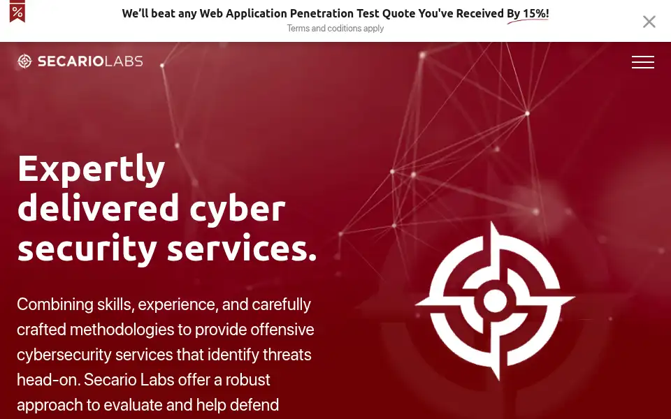 Screenshot of secariolabs.com