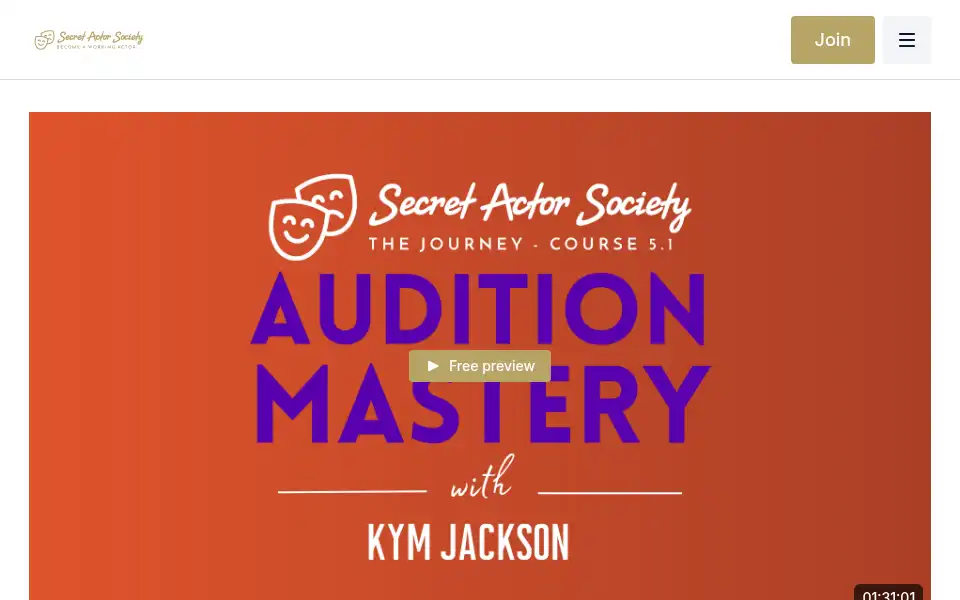 Screenshot of secretactor.com
