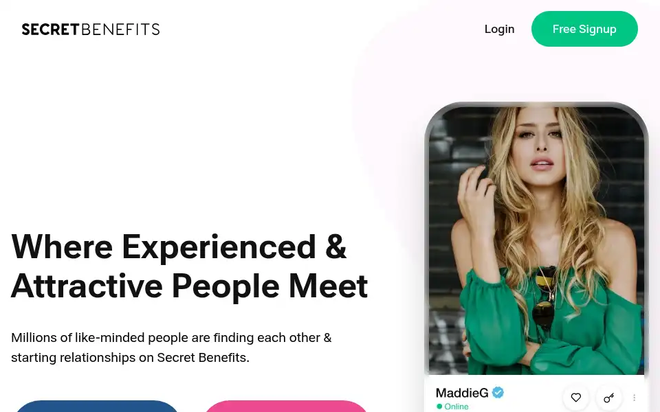 Screenshot of secrethostess.com