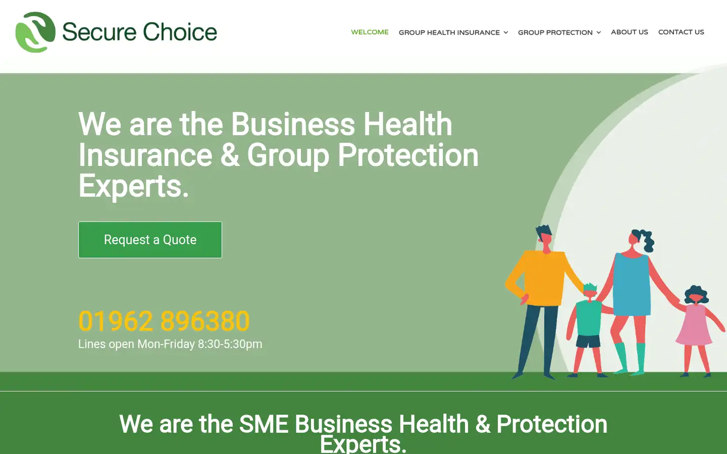 Screenshot of secure-choice.co.uk