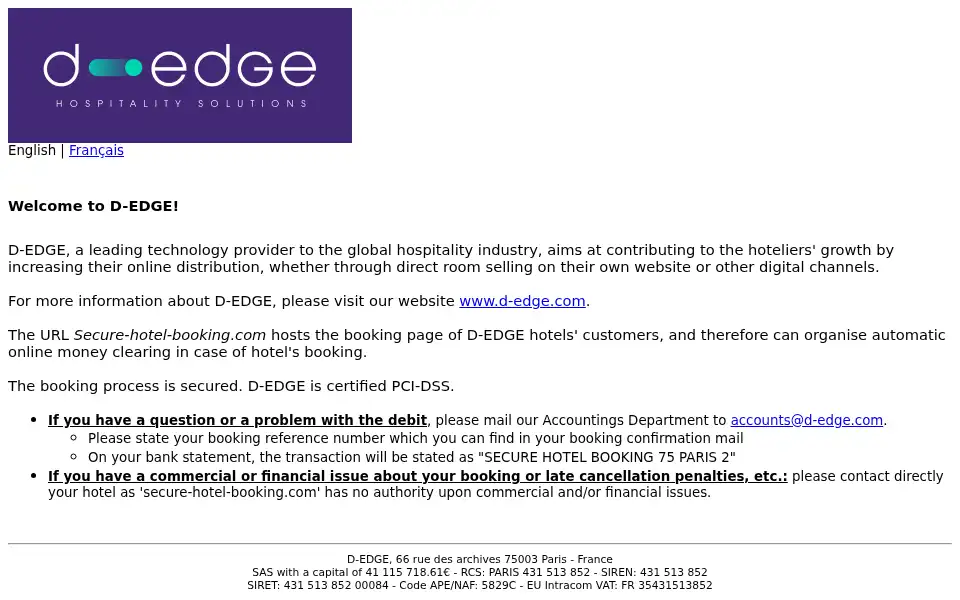 Screenshot of secure-hotel-booking.com