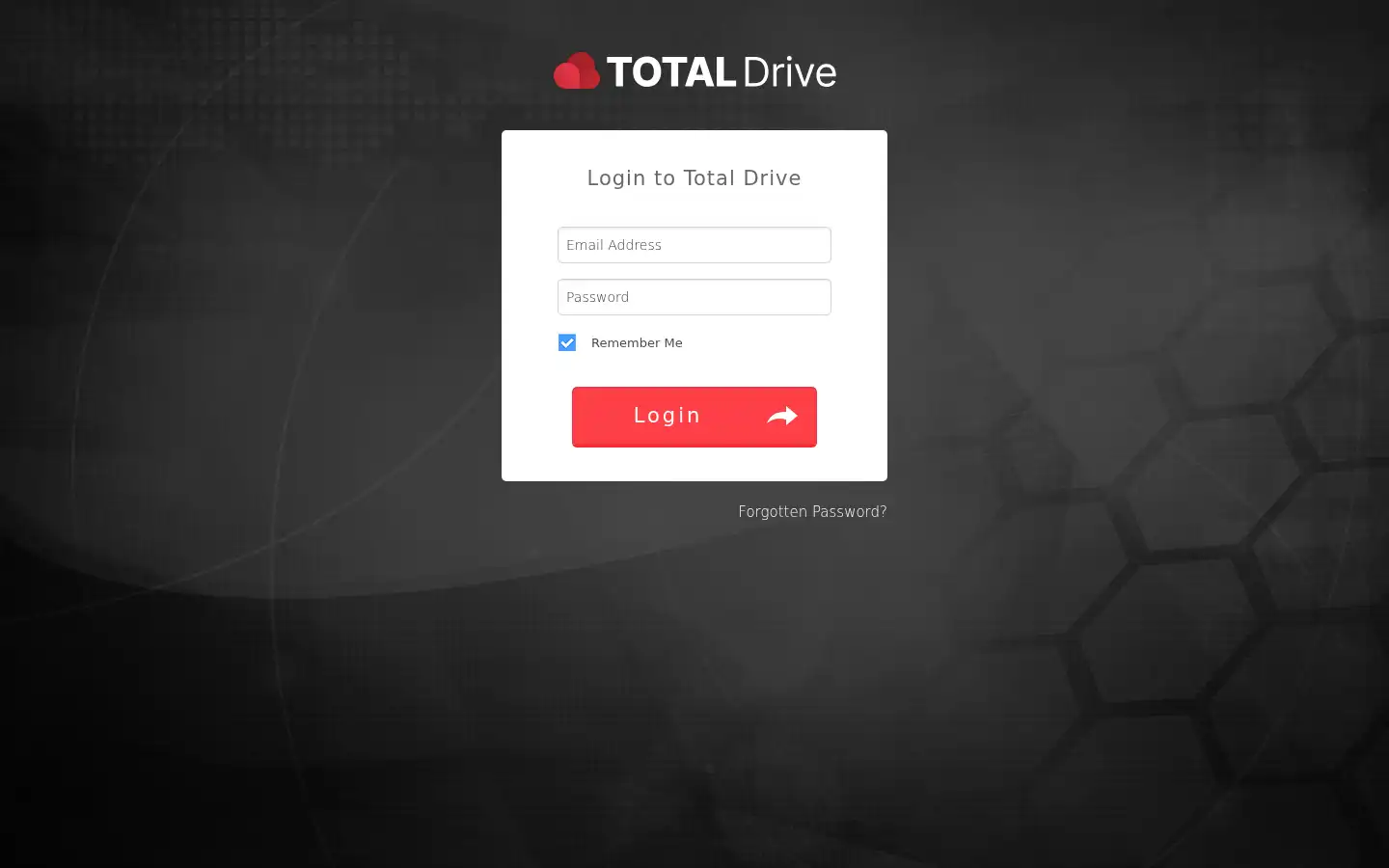 Screenshot of secure.totaldrive.com