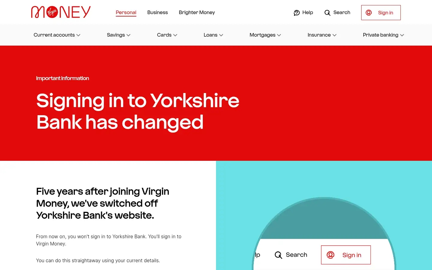 Screenshot of secure.ybonline.co.uk