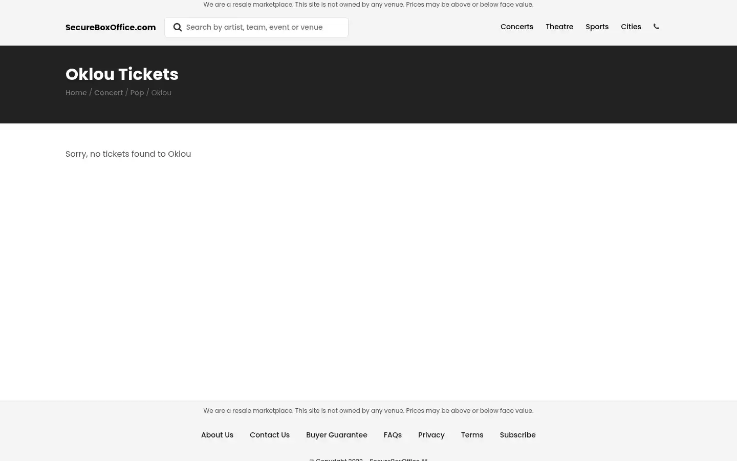 Screenshot of secureboxoffice.com