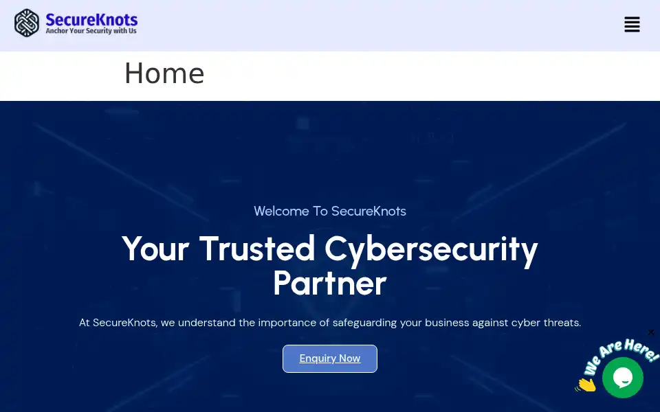 Screenshot of secureknots.com
