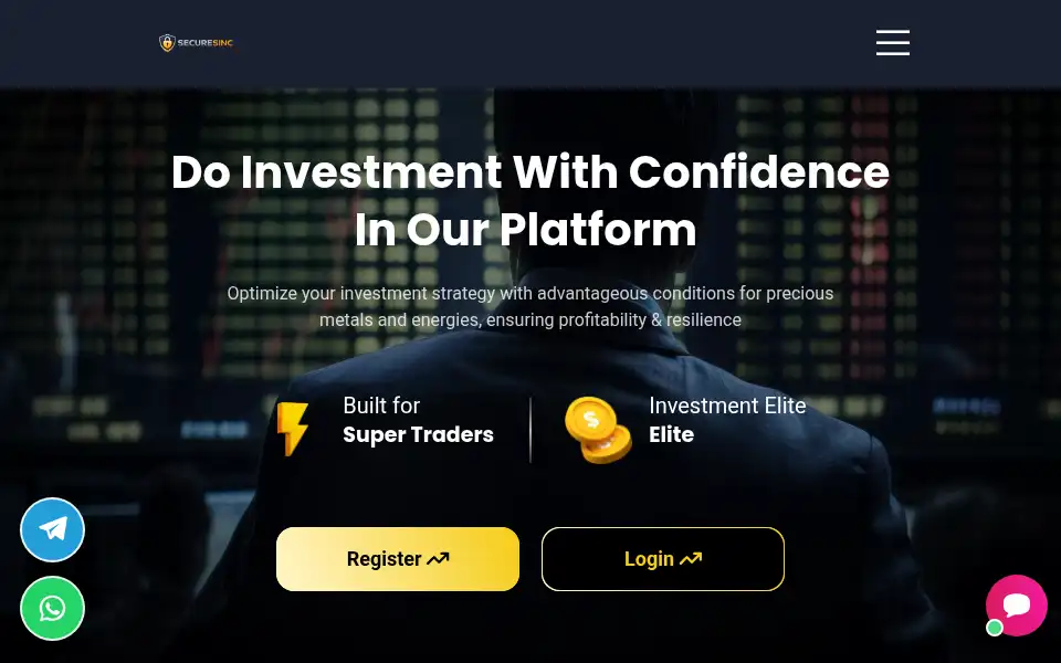 Screenshot of securesinc.com