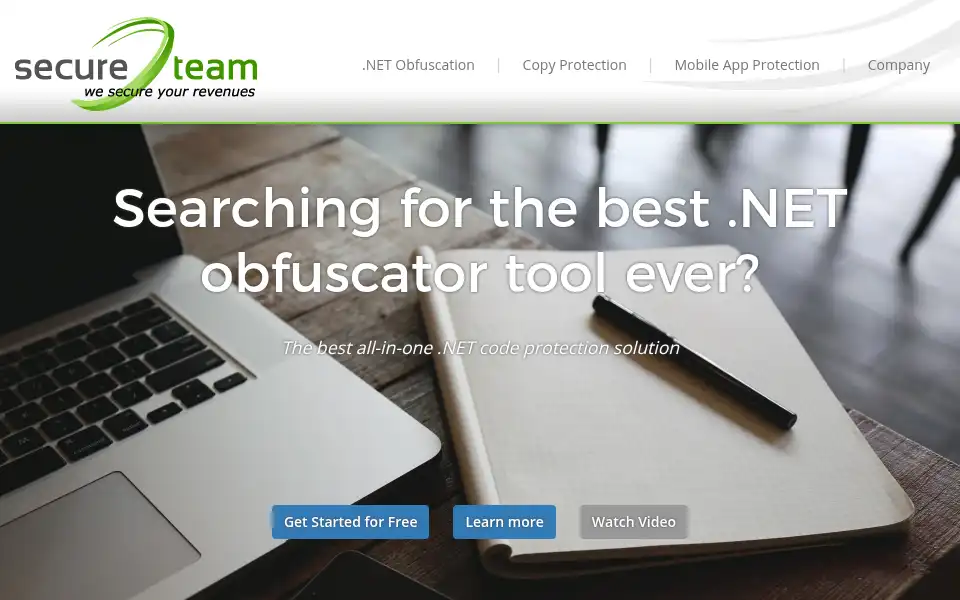 Screenshot of secureteam.net