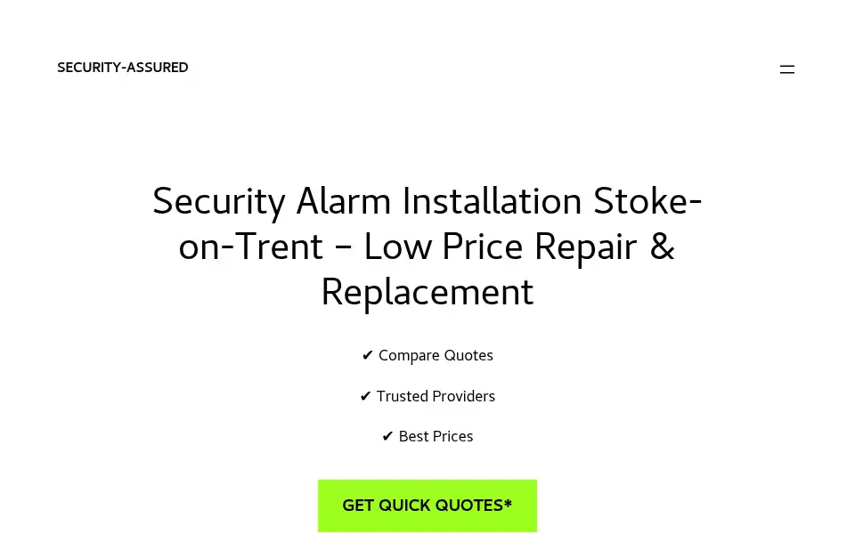 Screenshot of security-assured.co.uk