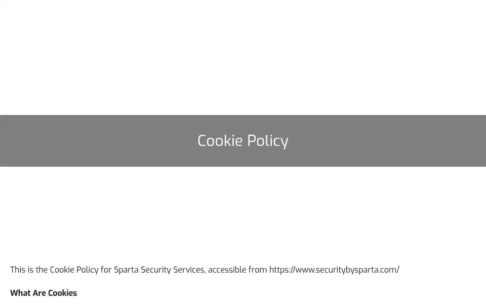 Screenshot of securitybysparta.com