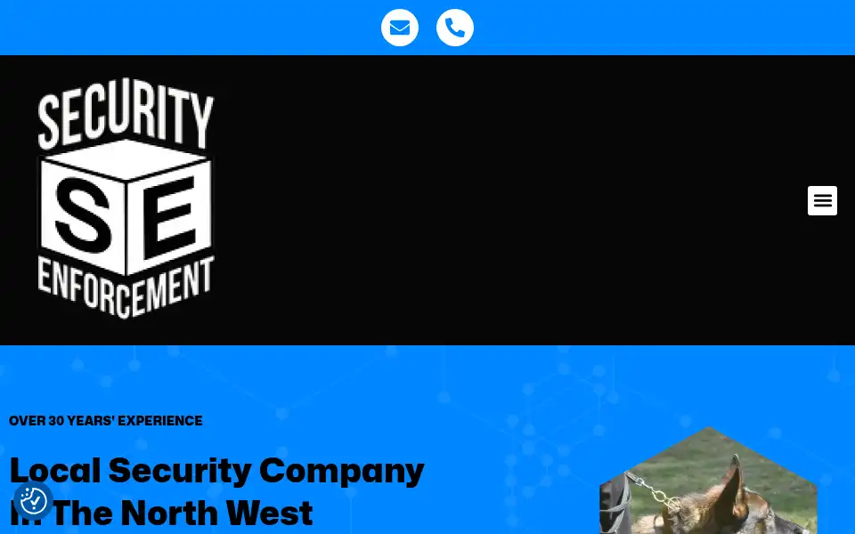 Screenshot of securityenforcement.co.uk