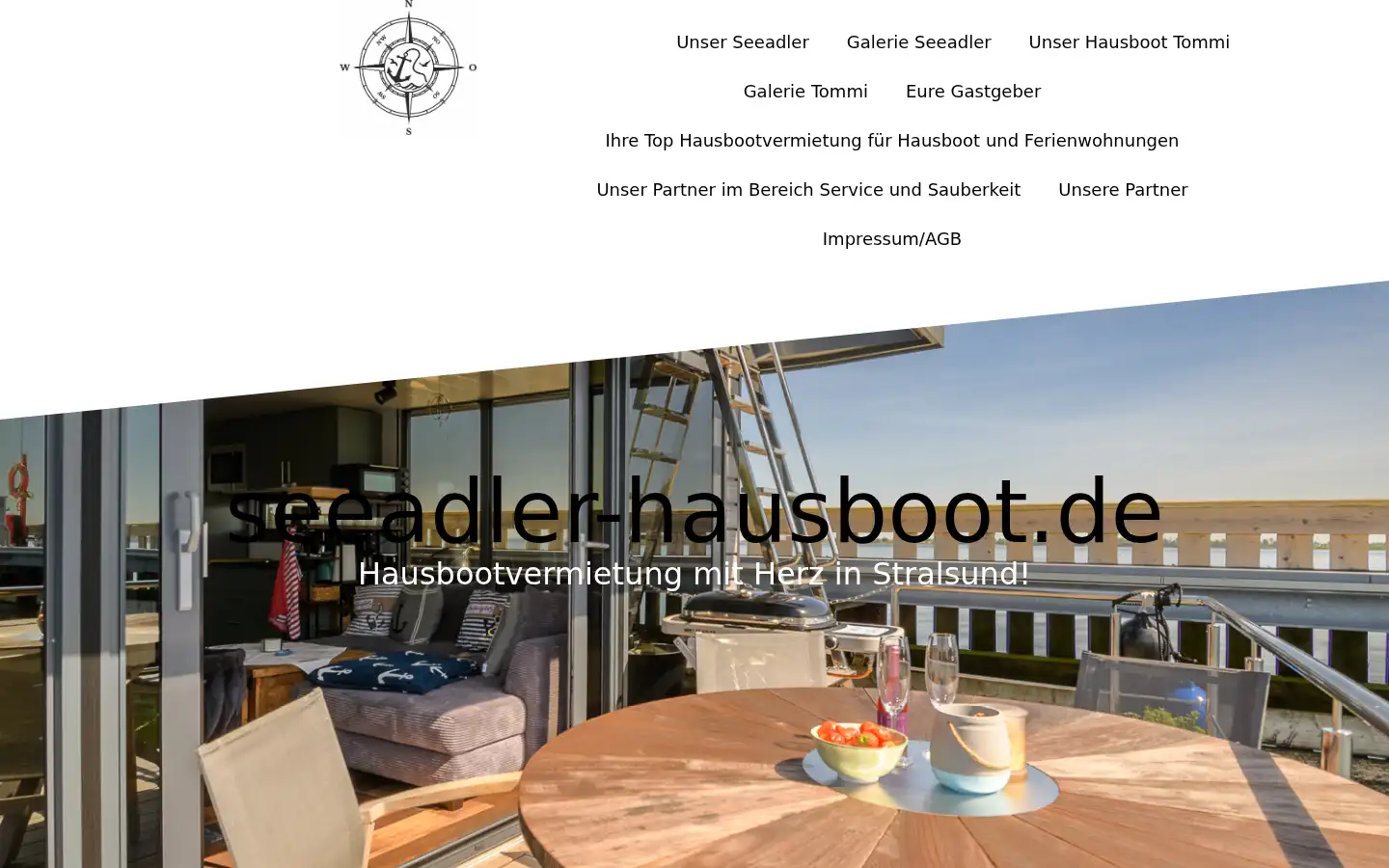 Screenshot of seeadler-hausboot.de