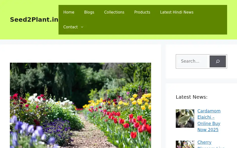 Screenshot of seed2plant.in
