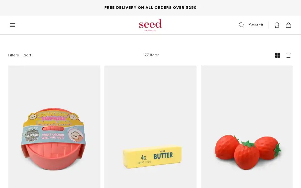Screenshot of seedheritage.com
